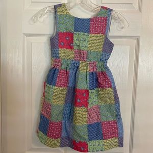 Vineyard Vines Patchwork girls dress size 6